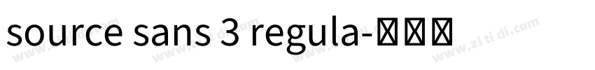 source sans 3 regula字体转换 source sans 3 regula字体转换